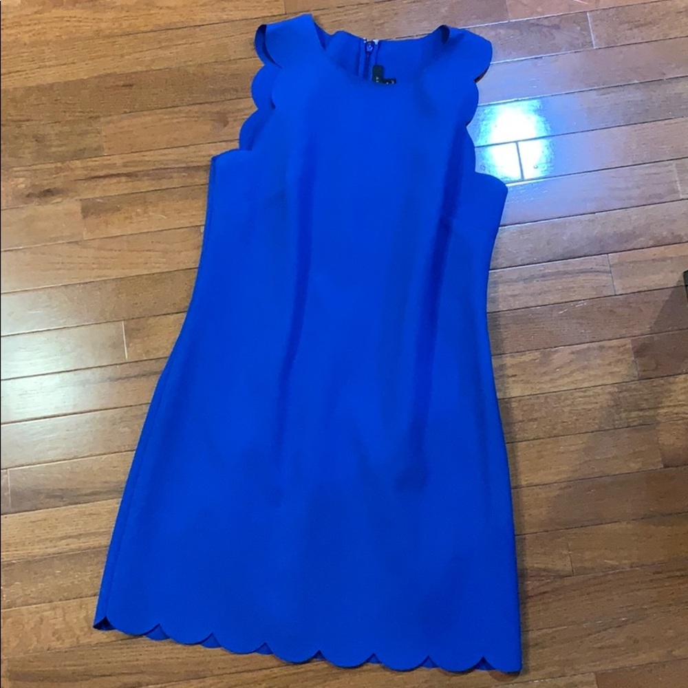 Scalloped J Crew dress